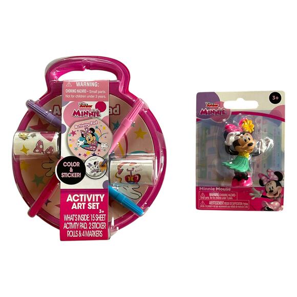Minnie Mouse Activity Art Set & Figure | Girls Gift Set Bundle | Kids 3+ - Picture 5 of 5